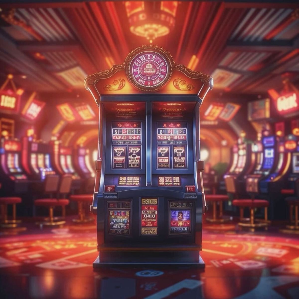 Meja Dragon Tiger Live di studio dealer dadu slot dengan kartu yang ditampilkan dan panel taruhan