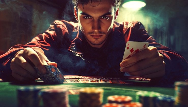 Meja European Roulette dengan roda berputar dan dealer profesional di studio dadu slot